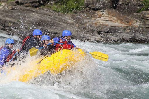 Banff Whitewater rafting Horseshoe Canyon