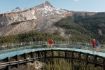 Columbia Icefields Tour , Glacier Skywalk walking on