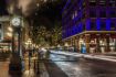 Vancouver Gastown District at night on tour