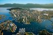 Vancouver aerial view of city