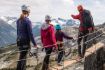 bridge walk on Via Ferrata, Whistler, British Columbia
