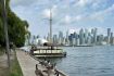 Toronto Islands cycling guided tour ferry