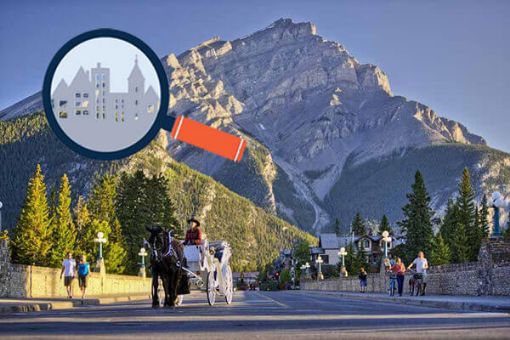 Banff scavenger hunt adventure, Alberta