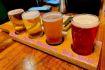 Flight of craft beer St. John's tour