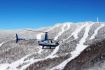 Helicopter Flight Over Mont-Tremblant QC winter