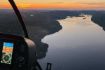 Mont-Tremblant Quebec helicopter tour at sunset