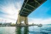 boat tour in Vancouver under Lion's Gate Bridge