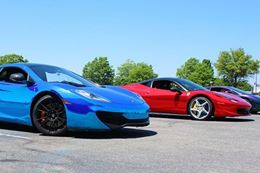 Drive a Ferrari, McLaren, or Lamborghini on an autocross racing track at Maple Grove Raceway, Virginia