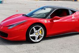Drive an exotic car on an autocross racing track at Lebanon Valley Speedway near Albany.