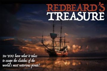 Redbeard's Treasure -a clue solving play at home virtual adventure Redbeard's Treasure -a clue solving play at home virtual adventure