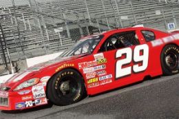 Drive a NASCAR style race car like the pros do at New Smyrna Speedway, Florida