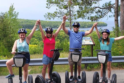 Segway tour of Peninsula State Park, Wisconsin