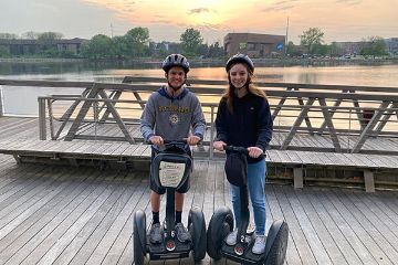 Segway Tour at sunset, Green Bay, Wisconsin Segway Tour at sunset, Green Bay, Wisconsin