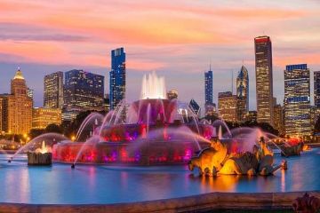 Chicago sightseeing tour at night Chicago sightseeing tour at night