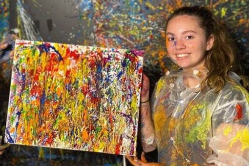 Dallas Splatter Painting Experience