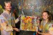 Dallas Date Night Splatter Painting Experience