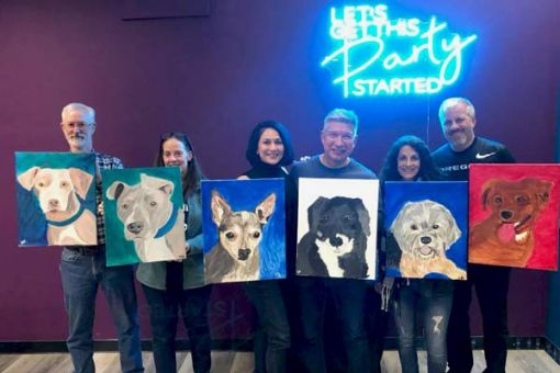 Paint Your Pet experience gift Dallas