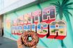 Santa Monica sign on donut tour