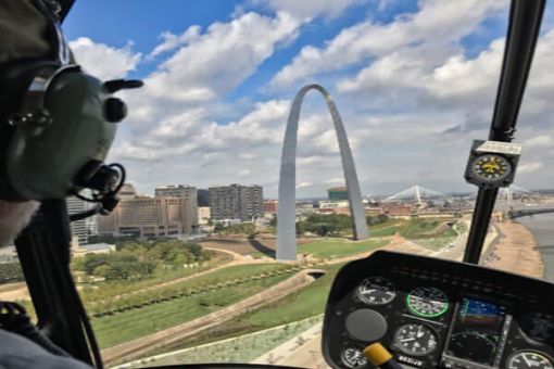 St. Louis Helicopter ride on sightseeing tour