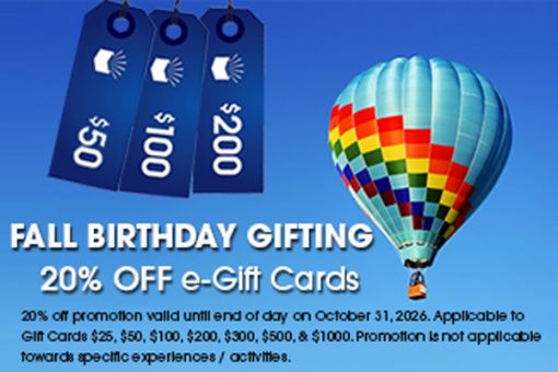 Breakaway Experiences’ Gift Cards USA for Unique Activities 20%