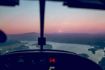 Sunset on Columbia River Gorge Flight tour from Portland